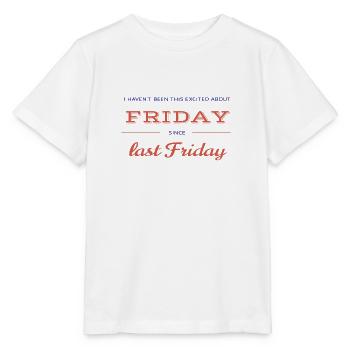 Joyeux vendredi - T-shirt bio MINI CREATOR Stanley/Stella Enfant - blanc - Devant - Maike (125cm)