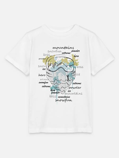 SKI - BLICK - KLECKSE - Stanley/Stella Kinder T-Shirt MINI CREATOR  - Weiß