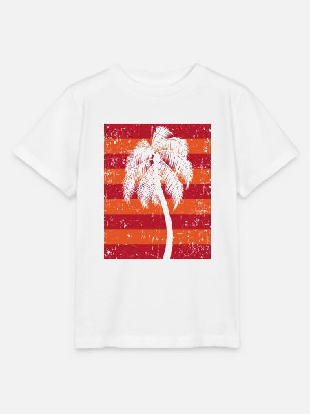 Palmen - Stanley/Stella Kinder T-Shirt MINI CREATOR  - Weiß