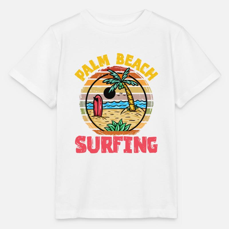 Palmen - Stanley/Stella Kinder T-Shirt MINI CREATOR  - Weiß