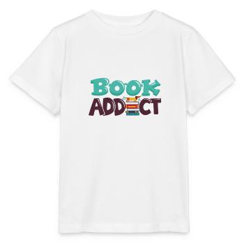 Book Addict - Stanley/Stella MINI CREATOR Kids’ T-Shirt - white - Front - Maike (125cm)