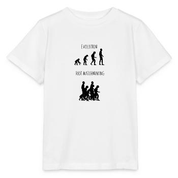 Evolution of Man by Riot - Stanley/Stella MINI CREATOR Kids’ T-Shirt - white - Front - Maike (125cm)