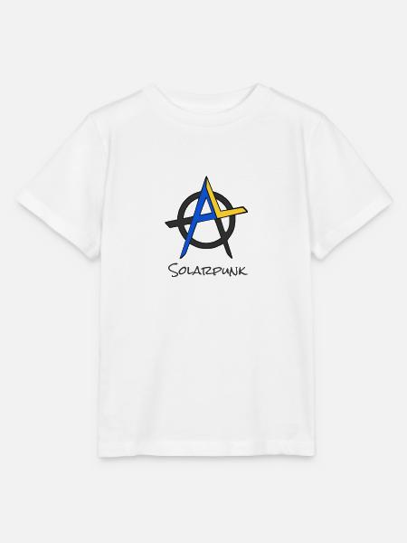 Anarchie - Solarpunk - Stanley/Stella Kinder T-Shirt MINI CREATOR  - Weiß