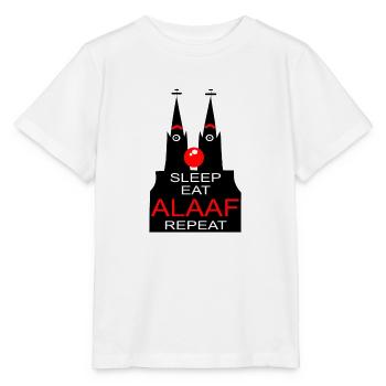 Kölsch de Cologne Cathédrale Kölle Alaaf Rhing nez carnaval - T-shirt bio MINI CREATOR Stanley/Stella Enfant - blanc - Devant - Maike (125cm)