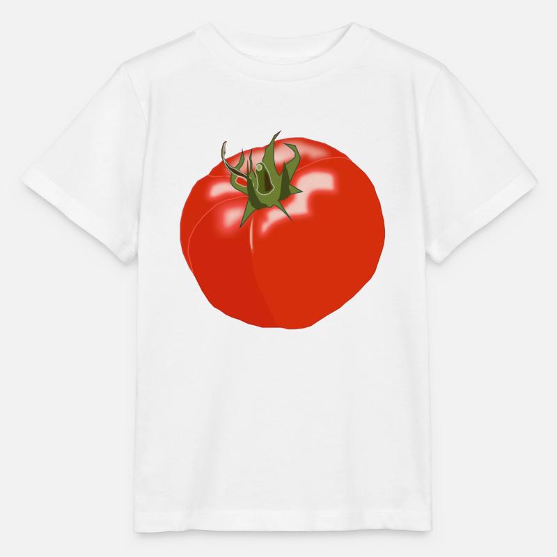 tomate tomates tomate légume vegetables5 - T-shirt bio MINI CREATOR Stanley/Stella Enfant - blanc