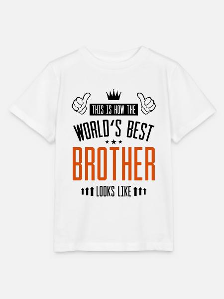 Weltbester Bruder - Stanley/Stella Kinder T-Shirt MINI CREATOR - Weiß