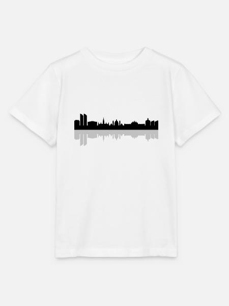 Skyline von Wien - Stanley/Stella Kinder T-Shirt MINI CREATOR - Weiß