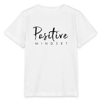Positive mindset - Stay positive - Stanley/Stella MINI CREATOR Kids’ T-Shirt - white - Front - Maike (125cm)