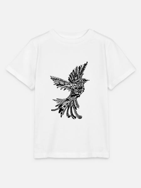 Vogel im Fluge - Stanley/Stella Kinder T-Shirt MINI CREATOR - Weiß