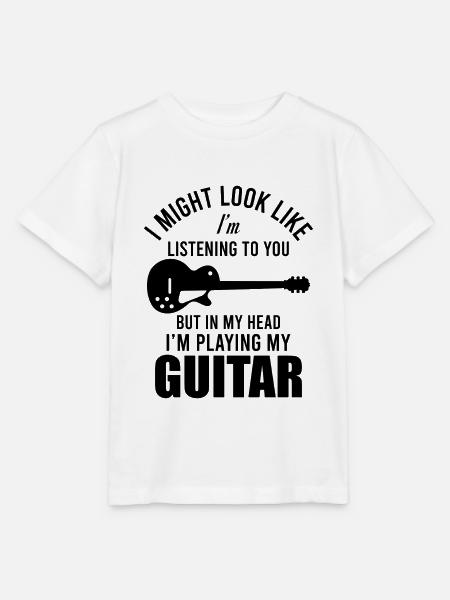 Gitarrist - Stanley/Stella Kinder T-Shirt MINI CREATOR - Weiß