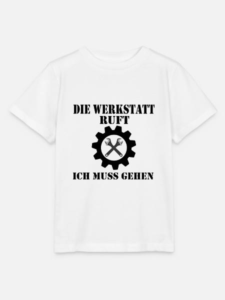 Die Werkstatt ruft - Stanley/Stella Kinder T-Shirt MINI CREATOR - Weiß