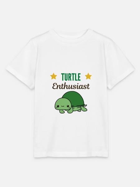 Schildkröten-Enthusiast - Stanley/Stella Kinder T-Shirt MINI CREATOR - Weiß