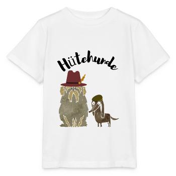 HÜTEHUNDE - Stanley/Stella Kinder T-Shirt MINI CREATOR  - Weiß - Vorne - Maike (125cm)