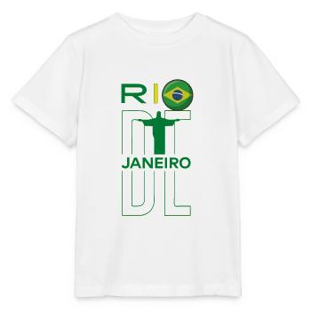 Rio de janeiro - T-shirt bio MINI CREATOR Stanley/Stella Enfant - blanc - Devant - Maike (125cm)