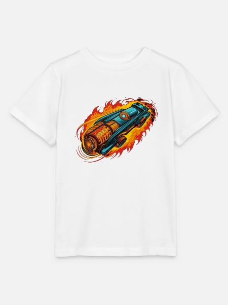 Turbo atomar - Stanley/Stella Kinder T-Shirt MINI CREATOR - Weiß