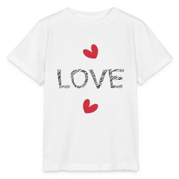 LOVE. SAINT VALENTINE. bachelorette party. I LOVE YOU. I LOVE YOU. - Stanley/Stella MINI CREATOR Kids’ T-Shirt - white - Front - Maike (125cm)