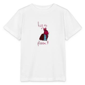 Hug me - T-shirt bio MINI CREATOR Stanley/Stella Enfant - blanc - Devant - Maike (125cm)