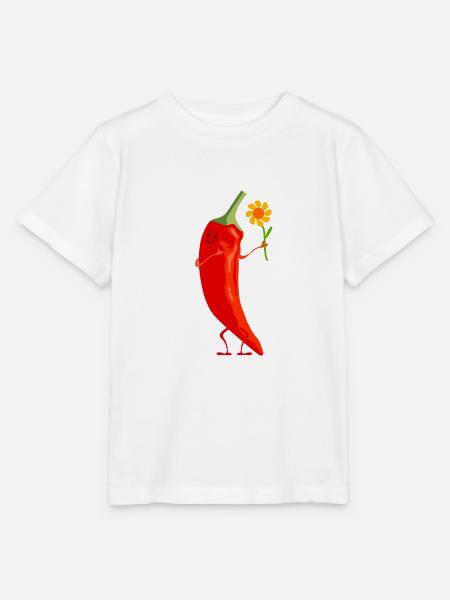 Mrs. Chili - Stanley/Stella Kinder T-Shirt MINI CREATOR - Weiß