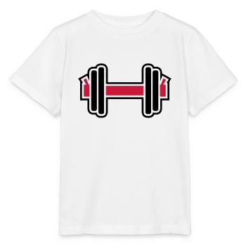 Dumbbell - Stanley/Stella MINI CREATOR Kids’ T-Shirt - white - Front - Maike (125cm)