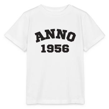 Anno 1956 Geburtstag Geburtsjahr - Stanley/Stella Kinder T-Shirt MINI CREATOR  - Weiß - Vorne - Maike (125cm)