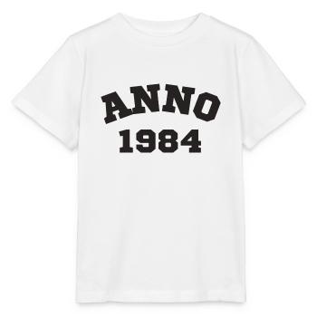 Anno 1984 Geburtstag Geburtsjahr - Stanley/Stella Kinder T-Shirt MINI CREATOR  - Weiß - Vorne - Maike (125cm)
