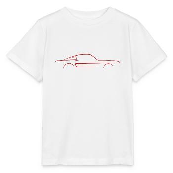 Fastback shelby GT500 sketch - Stanley/Stella MINI CREATOR Kids’ T-Shirt - white - Front - Maike (125cm)