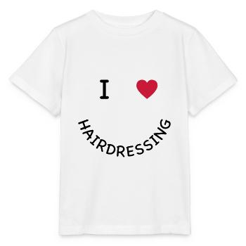 hair stylist - Stanley/Stella MINI CREATOR Kids’ T-Shirt - white - Front - Maike (125cm)