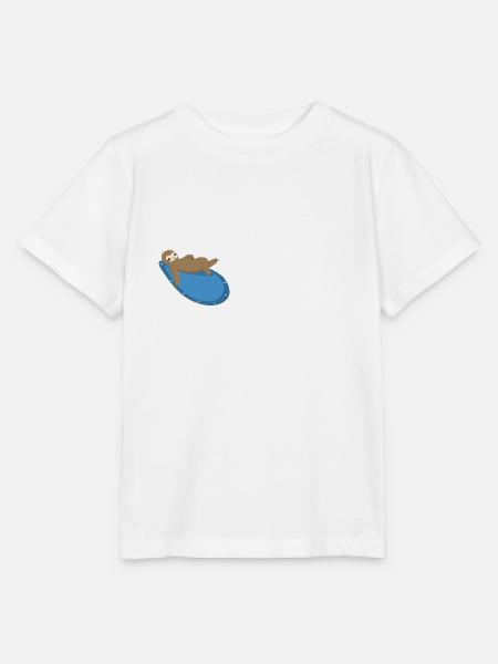 Boulder Design kletterndes Faultier - Stanley/Stella Kinder T-Shirt MINI CREATOR  - Weiß