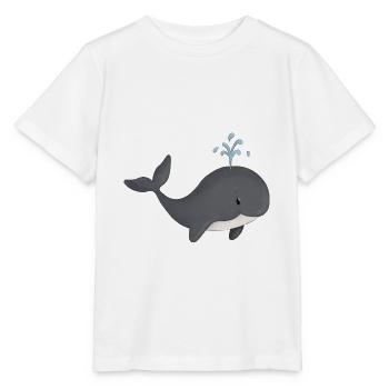 niedlicher Wal - Stanley/Stella Kinder T-Shirt MINI CREATOR  - Weiß - Vorne - Maike (125cm)