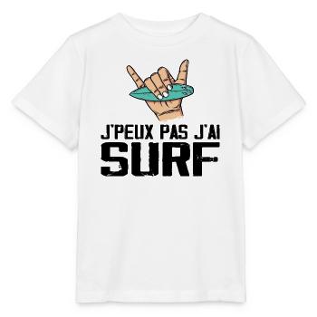 Ich kann nicht surfen - Stanley/Stella Kinder T-Shirt MINI CREATOR  - Weiß - Vorne - Maike (125cm)