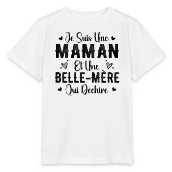 Wife Mom And A Heartbreaking Mother-in-Law - Stanley/Stella MINI CREATOR Kids’ T-Shirt - white - Front - Maike (125cm)