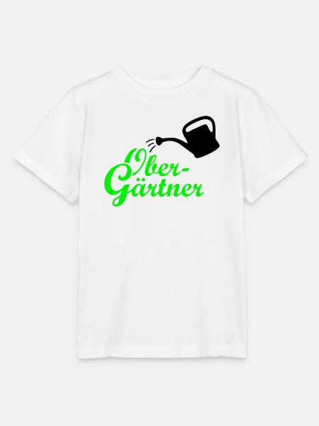 Obergärtner Giesskanne - Stanley/Stella Kinder T-Shirt MINI CREATOR - Weiß