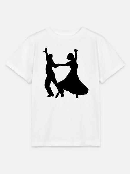 Dance dance dance couple - Stanley/Stella MINI CREATOR Kids’ T-Shirt - white