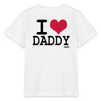 j'aime le papa par wam - T-shirt bio MINI CREATOR Stanley/Stella Enfant - blanc - Devant - Maike (125cm)