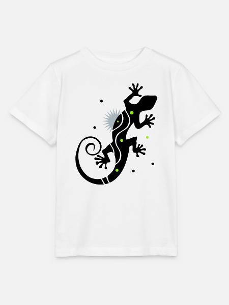 gecko - T-shirt bio MINI CREATOR Stanley/Stella Enfant - blanc