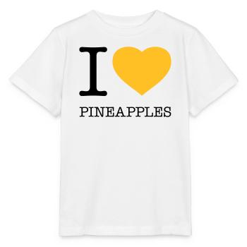 J’AIME LES ANANAS Ananas - T-shirt bio MINI CREATOR Stanley/Stella Enfant - blanc - Devant - Maike (125cm)