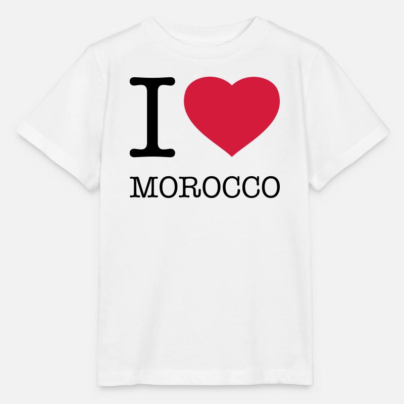 J’AIME LE MAROC Marokko - T-shirt bio MINI CREATOR Stanley/Stella Enfant - blanc