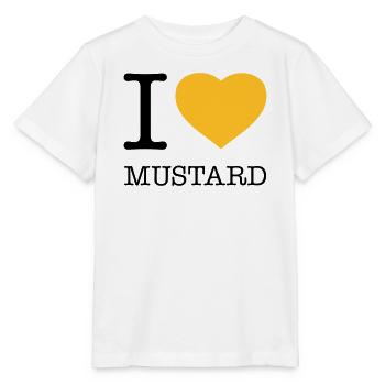 I LOVE MUSTARD - Stanley/Stella MINI CREATOR Kids’ T-Shirt - white - Front - Maike (125cm)
