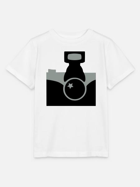 Kamera - Stanley/Stella Kinder T-Shirt MINI CREATOR  - Weiß