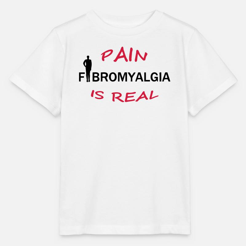 Fibromyalgia - Pain is real (Fibromyalgie) - Stanley/Stella MINI CREATOR Kids’ T-Shirt - white