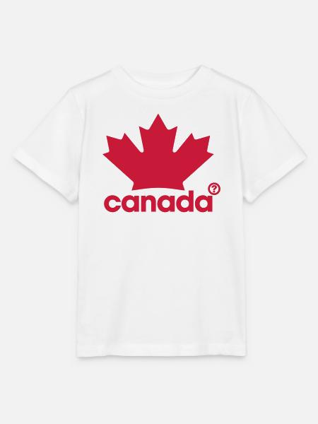Kanada Ahornblatt – Proudly Canadian Flagge Design - Stanley/Stella Kinder T-Shirt MINI CREATOR - Weiß