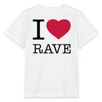 J’AIME RAVE - T-shirt bio MINI CREATOR Stanley/Stella Enfant - blanc - Devant - Maike (125cm)