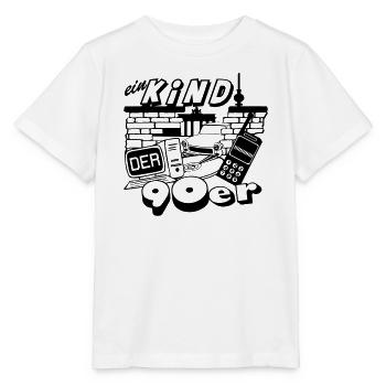 90er Party , Mottoparty , Mauerfall Edition (25) - Stanley/Stella Kinder T-Shirt MINI CREATOR  - Weiß - Vorne - Maike (125cm)