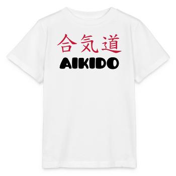 Aikido - T-shirt bio MINI CREATOR Stanley/Stella Enfant - blanc - Devant - Maike (125cm)