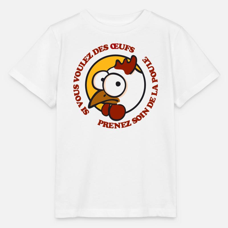 Prenez soin de la poule 1 - Stanley/Stella Kinder T-Shirt MINI CREATOR  - Weiß
