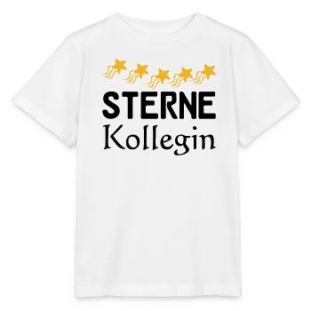 Sterne Kollegin Geschenk - Stanley/Stella Kinder T-Shirt MINI CREATOR  - Weiß - Vorne - Maike (125cm)