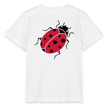 The ladybug - Stanley/Stella MINI CREATOR Kids’ T-Shirt - white - Front - Maike (125cm)