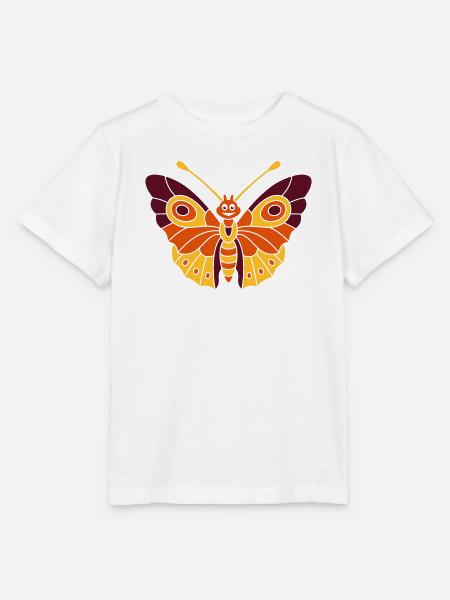 Schmetterling (d) - Stanley/Stella Kinder T-Shirt MINI CREATOR  - Weiß