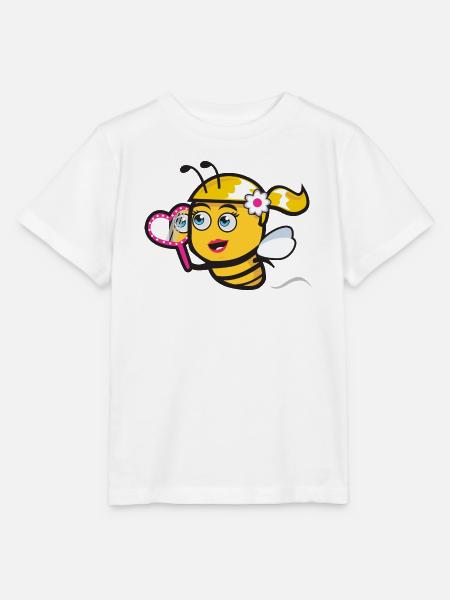 Schöne Biene - Stanley/Stella Kinder T-Shirt MINI CREATOR - Weiß