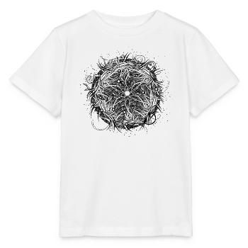 un élément floral - T-shirt bio MINI CREATOR Stanley/Stella Enfant - blanc - Devant - Maike (125cm)